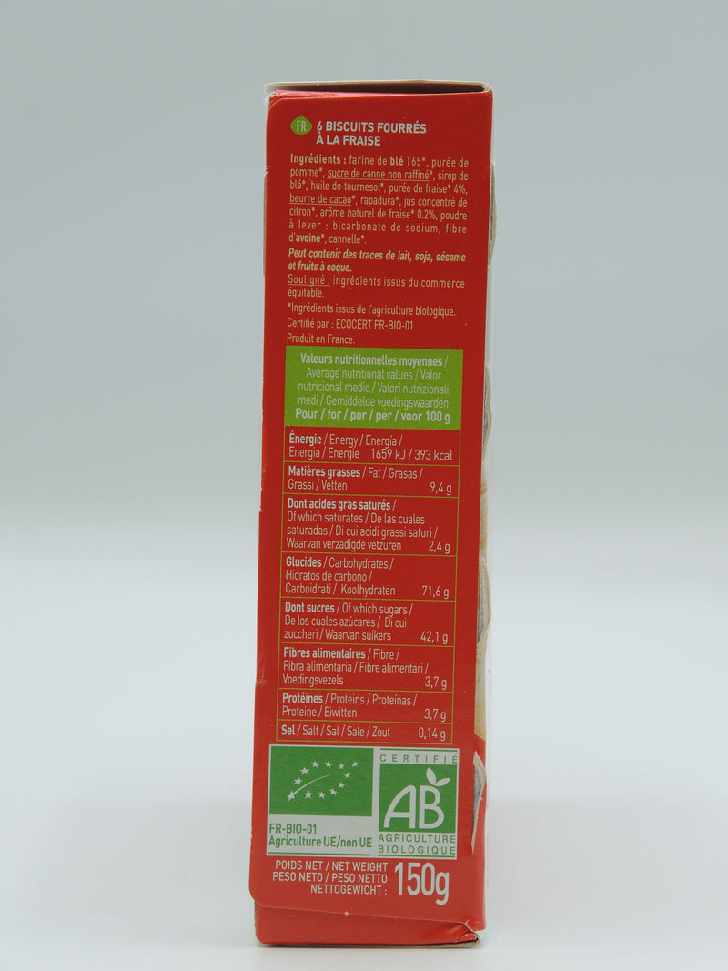 Twibio fraise, 150g, le Moulin du Pivert