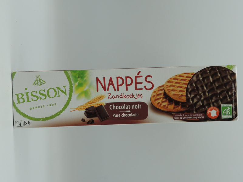 Nappés au chocolat noir, 160g, Bisson