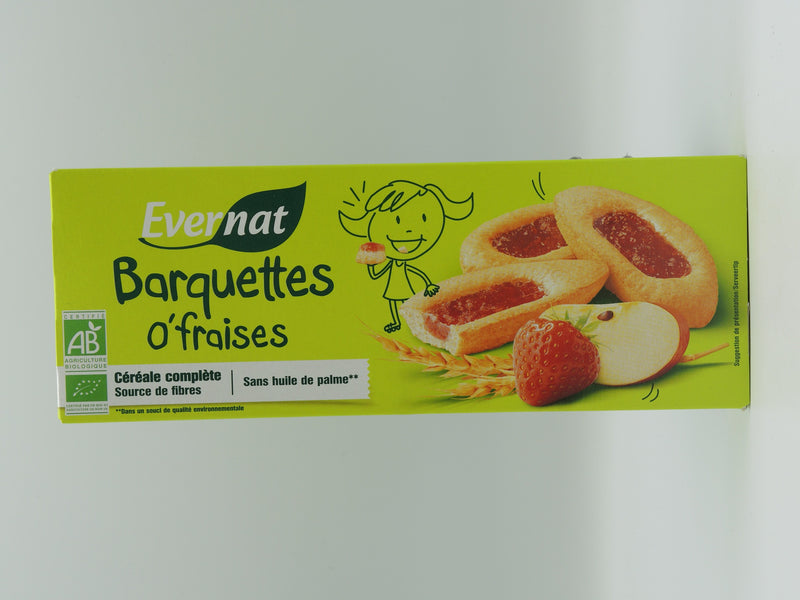 Barquettes o'fraises, 120g, Evernat