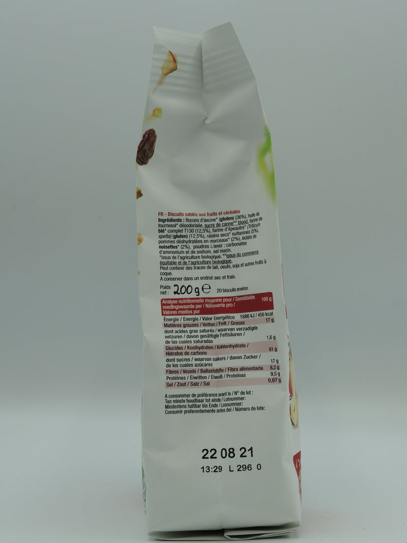 Sablés céréales, 200g, Bisson