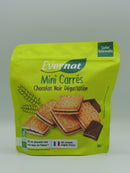 Mini carrés au chocolat noir, 180g, Evernat