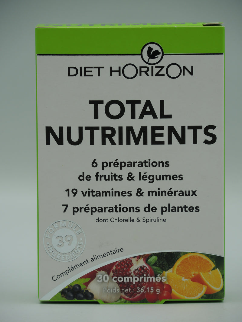 Total nutriments, 30 comprimés, Diet Horizon