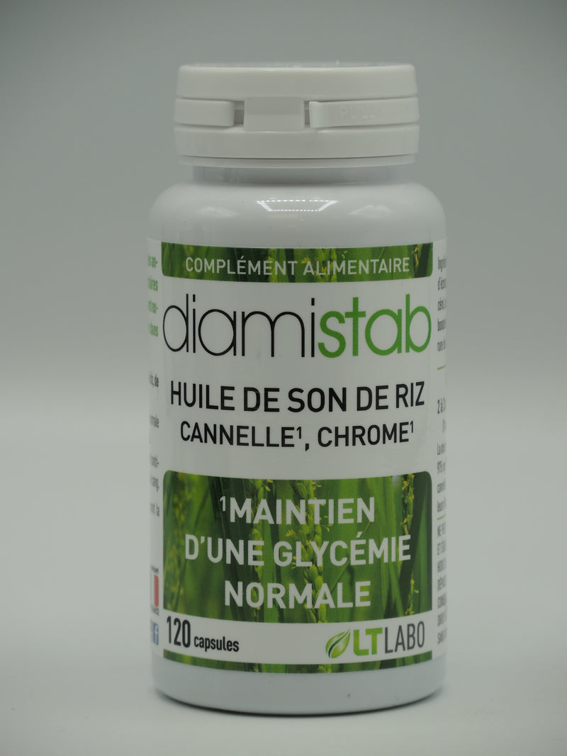 Diamistab, maintien d'une glycémie normale, 120 capsules, LTLABO