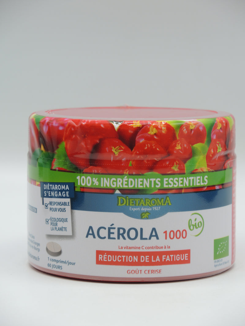 Acérola 1000, 60 comprimés, Dietaroma