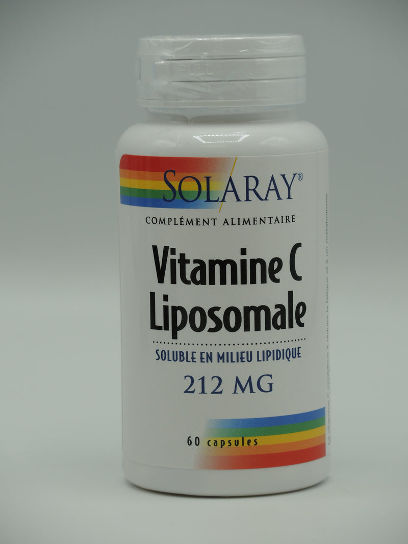 Vitamine C Liposomale 500 mg, 60 capsules, Solaray