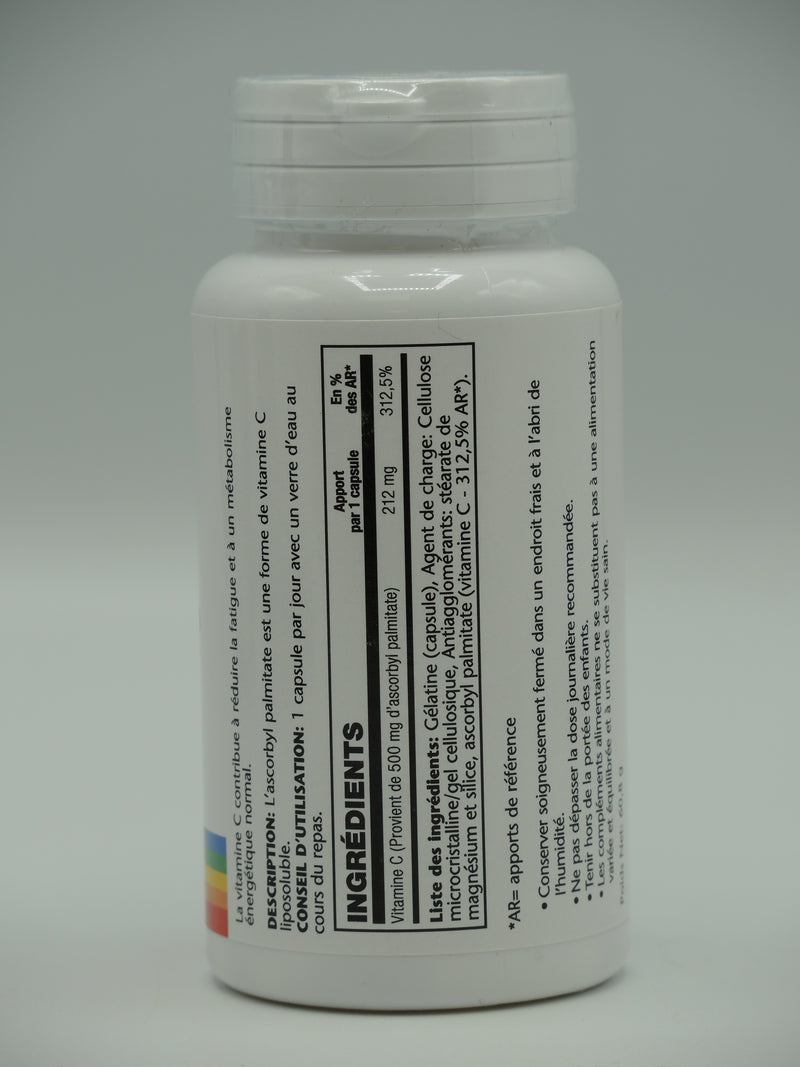 Vitamine C Liposomale 500 mg, 60 capsules, Solaray