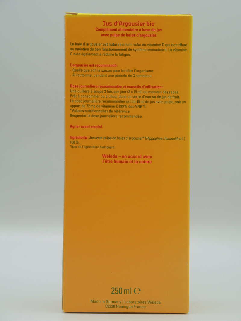 Jus d'argousier, 250ml, Weleda