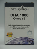 DHA 1000, Oméga 3, 60 Capsules, Diet Horizon
