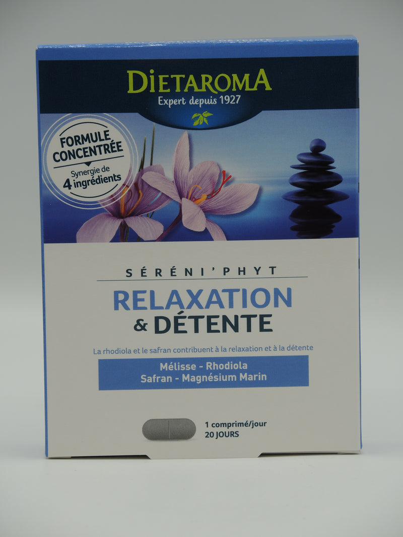 SÉRÉNI'PHYT, relaxation & détente, 20 comprimés, Dietaroma