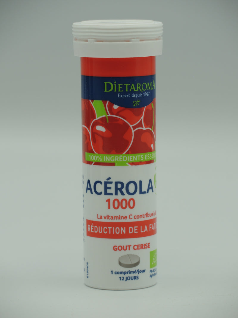 Acérola 1000, 12 comprimés, Dietaroma