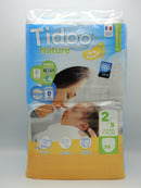 Couches écologiques, taille 2/S, 3-6kg, Format éco 58 couches, Tidoo