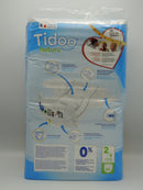 Couches écologiques, taille 2/S, 3-6kg, Format éco 58 couches, Tidoo