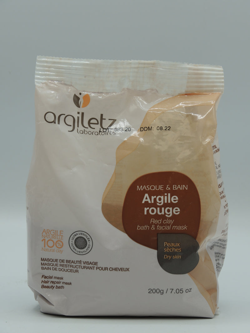 Masque & bain, Argile rouge, 200g, Argiletz