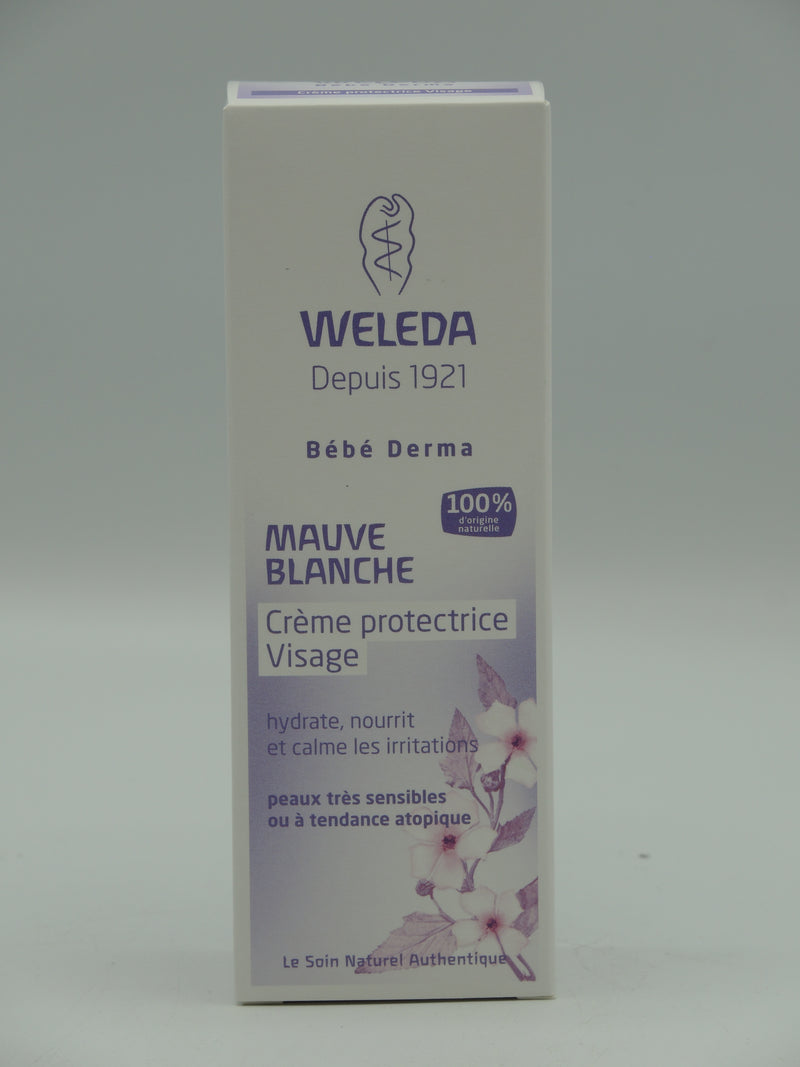 Crème protectrice Visage à la Mauve blanche, 50ml, Weleda
