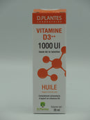 VITAMINE D3++ HUILE 1000 UI, 20ml, D.PLANTES