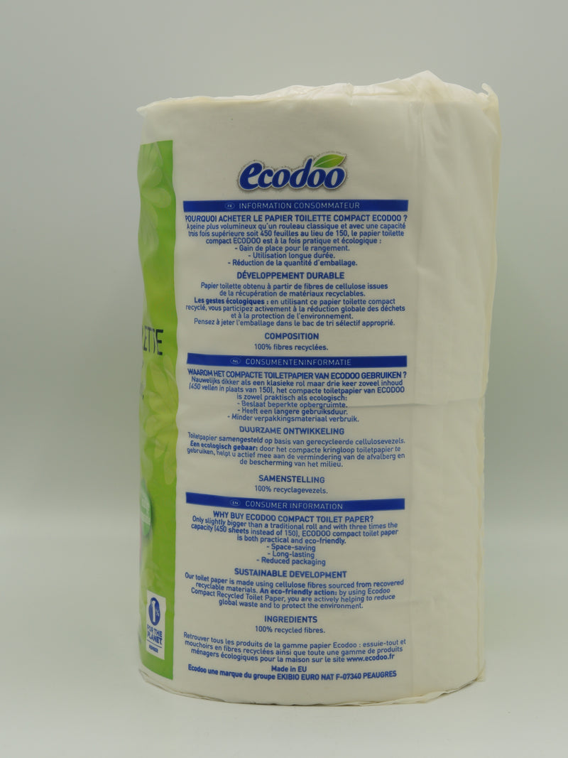 4 Rouleaux de papier toilette, Ecodoo