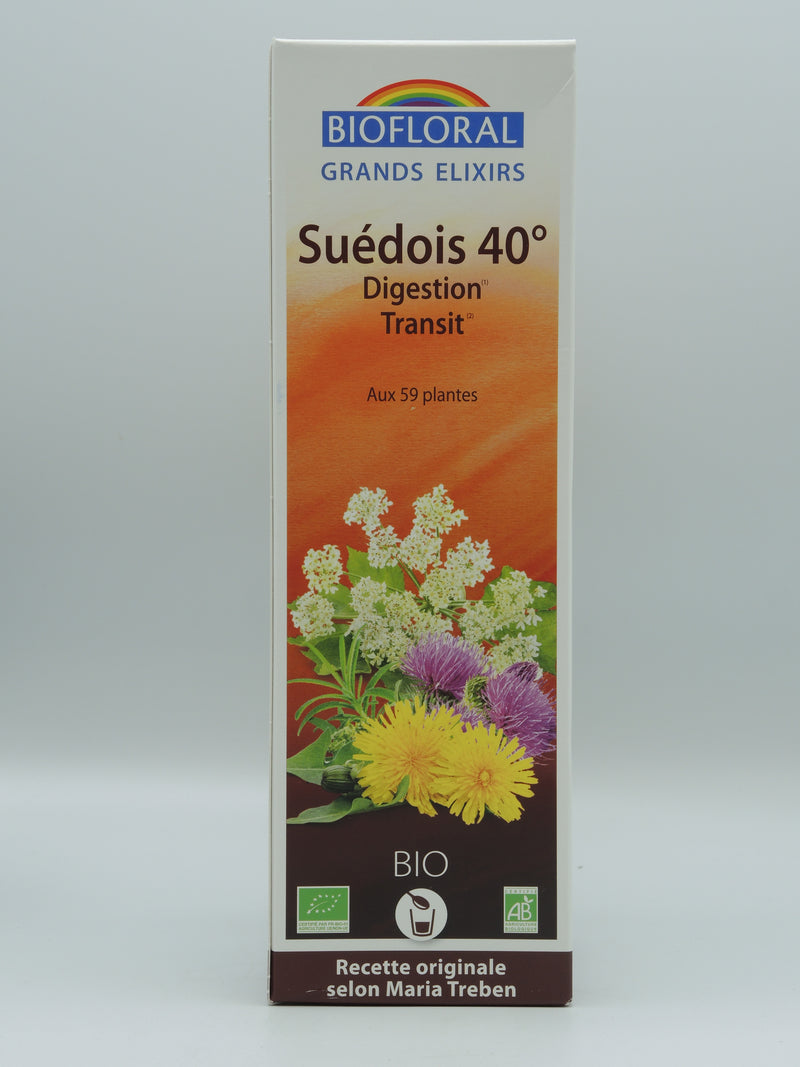 Elixir du Suédois Bio 40°, 375 ml, Biofloral