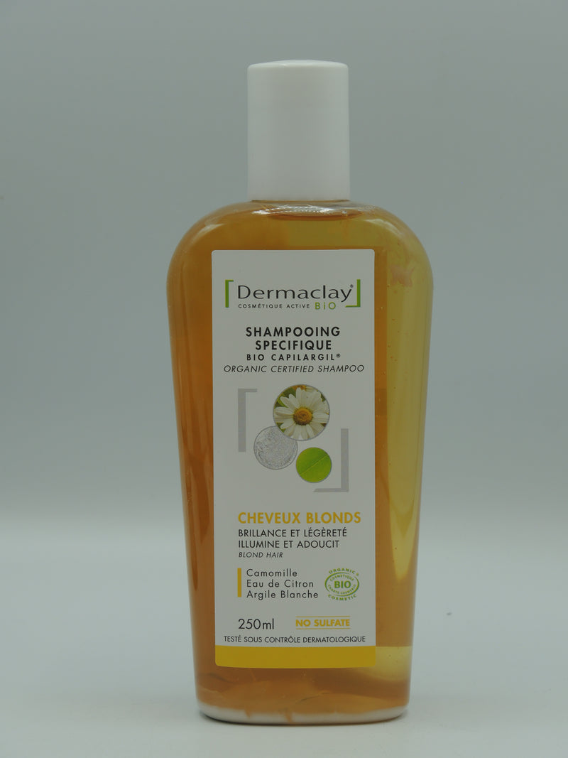 Shampooing cheveux blonds, 250ml, Dermaclay