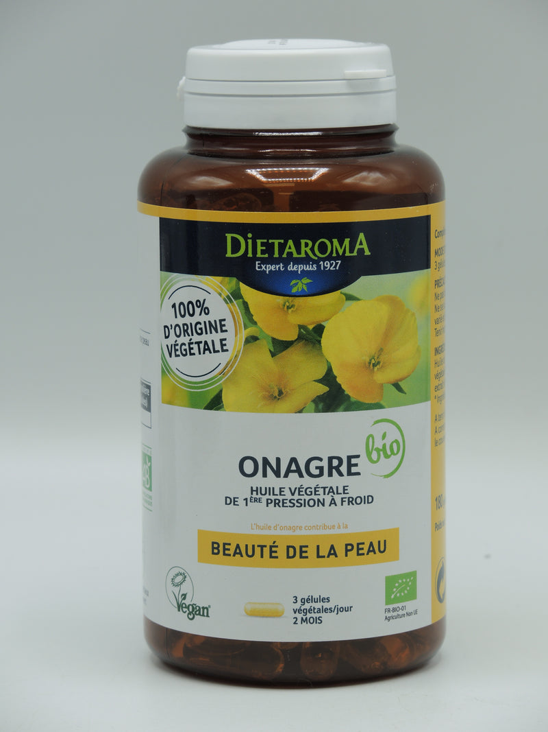 Onagre, Beauté de la peau, 180 gélules, Dietaroma