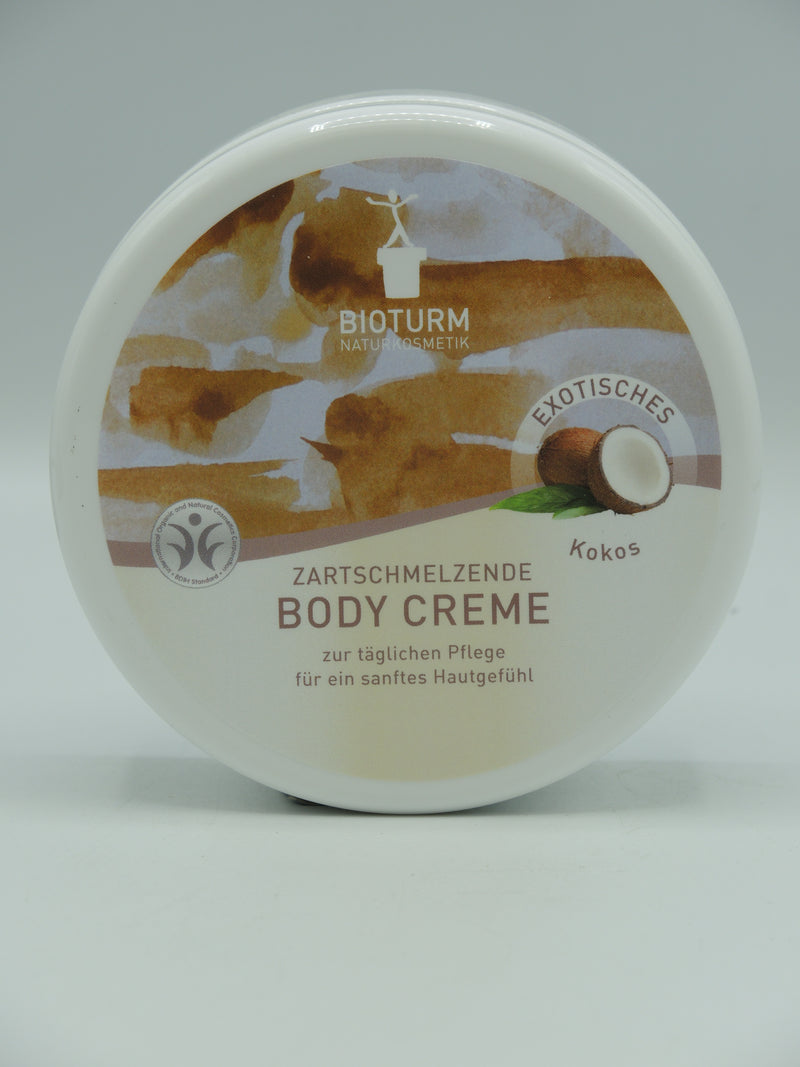 Crème pour le corps, Noix de coco, 250ml, Bioturm