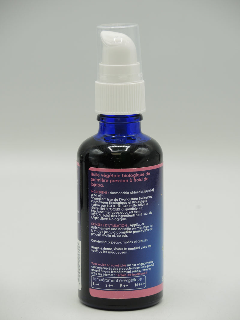 Huile végétale, Jojoba, 50ml, Herbes et traditions