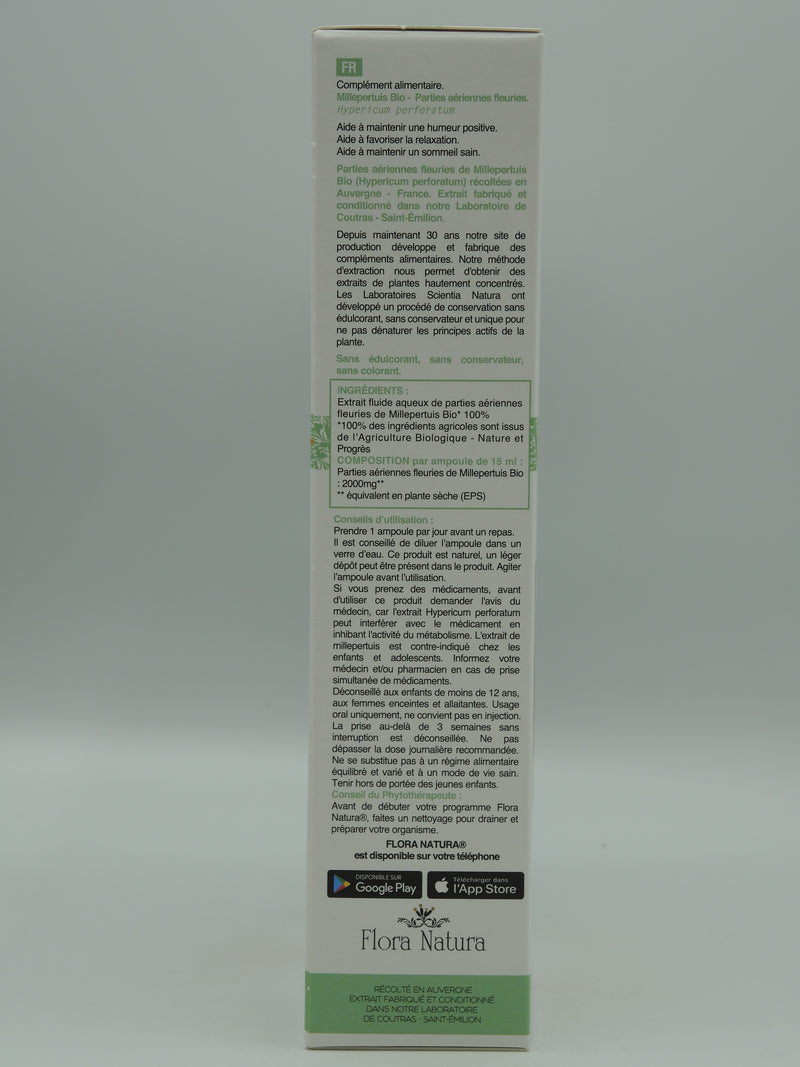 Millepertuis, Anti-stress, 20 ampoules, Flora natura