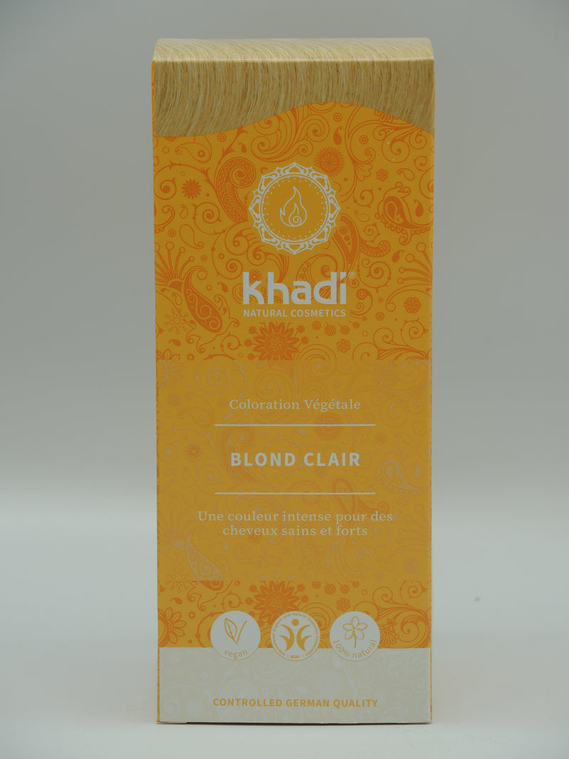 Coloration végétale, Blond clair, Khadi