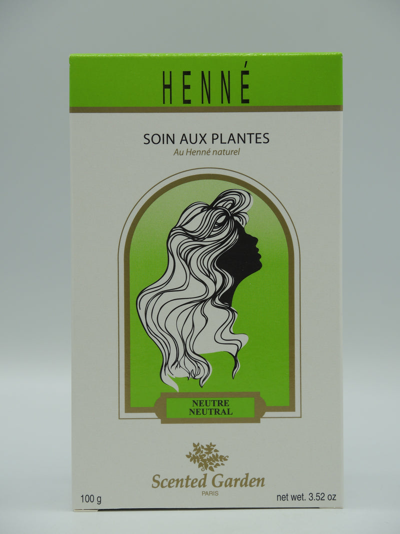 Henné, Soin aux plantes, Neutre, 100g, Scented garden