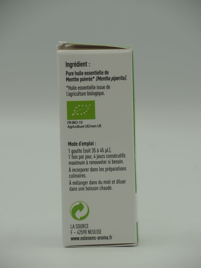 HUILE ESSENTIELLE MENTHE POIVREE 10 ML, Eolesens