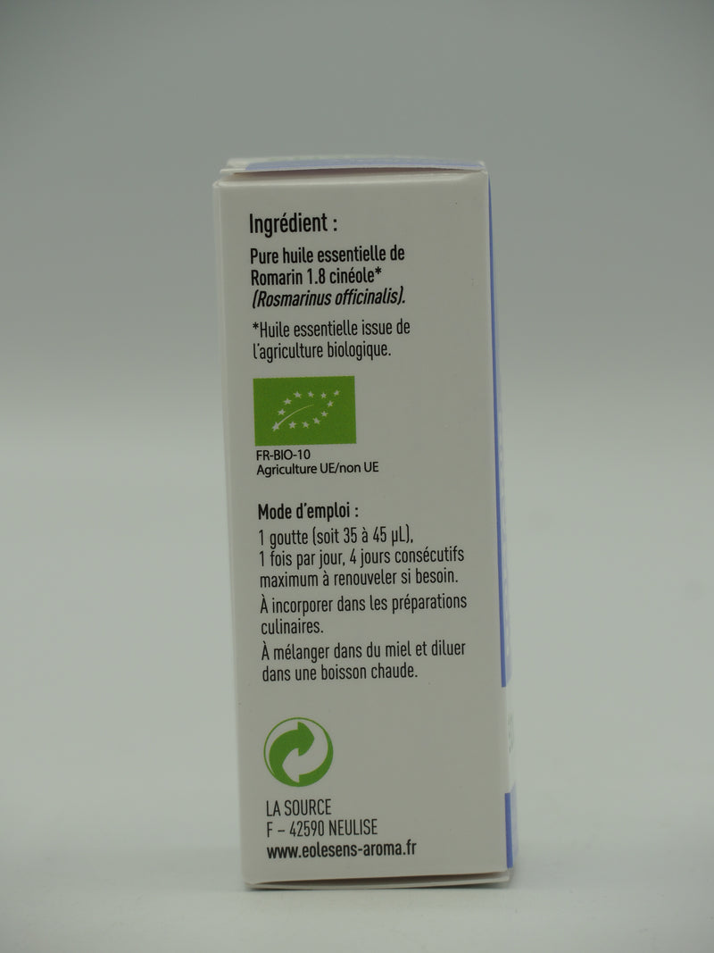 HUILE ESSENTIELLE ROMARIN 1.8 CINEOLE 10 ML, Eolesens