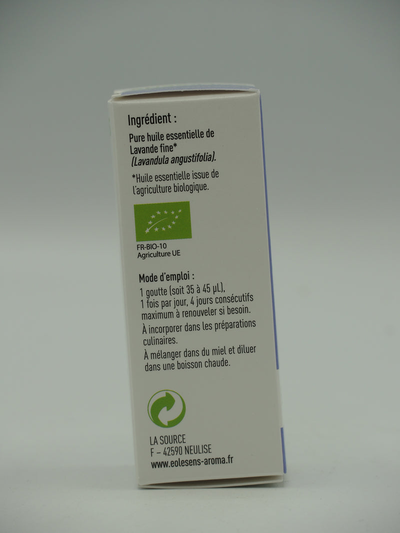 HUILE ESSENTIELLE LAVANDE FINE 10 ML, Eolesens
