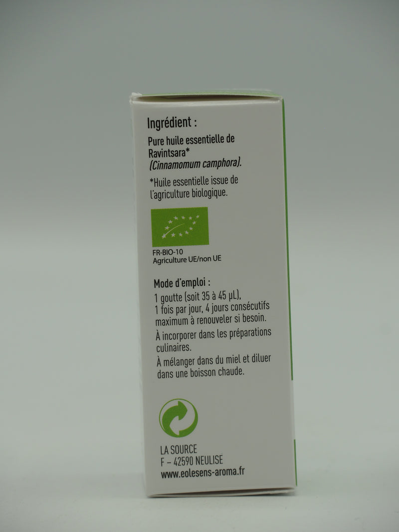 HUILE ESSENTIELLE RAVINTSARA 10 ML, Eolesens