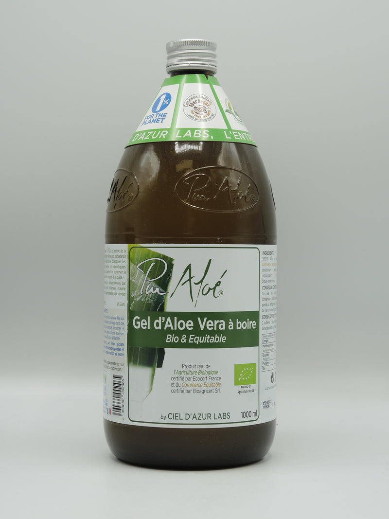 Gel d'Aloe Vera à boire, 1l, Pur Aloé