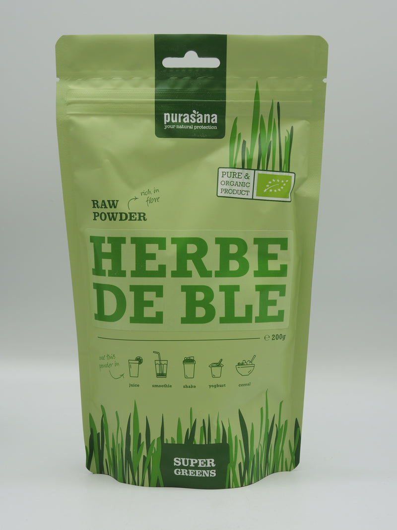 Herbe de blé, 200g, Purasana