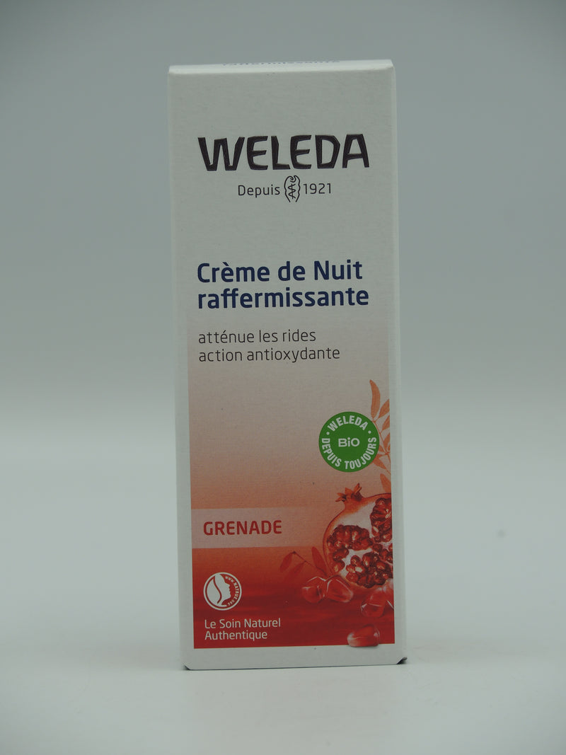 Crème de Nuit raffermissante à la Grenade bio, 30ml, Weleda