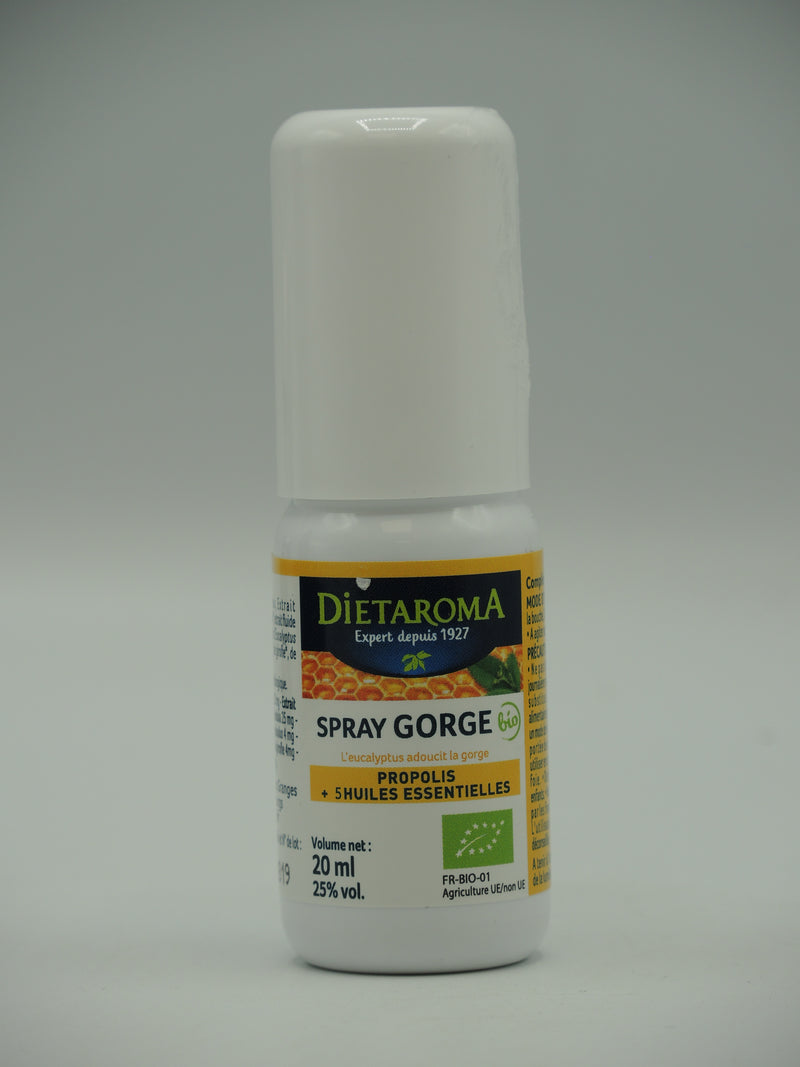 Spray gorge Oleopolis,  à la propolis, 20ml, Dietaroma