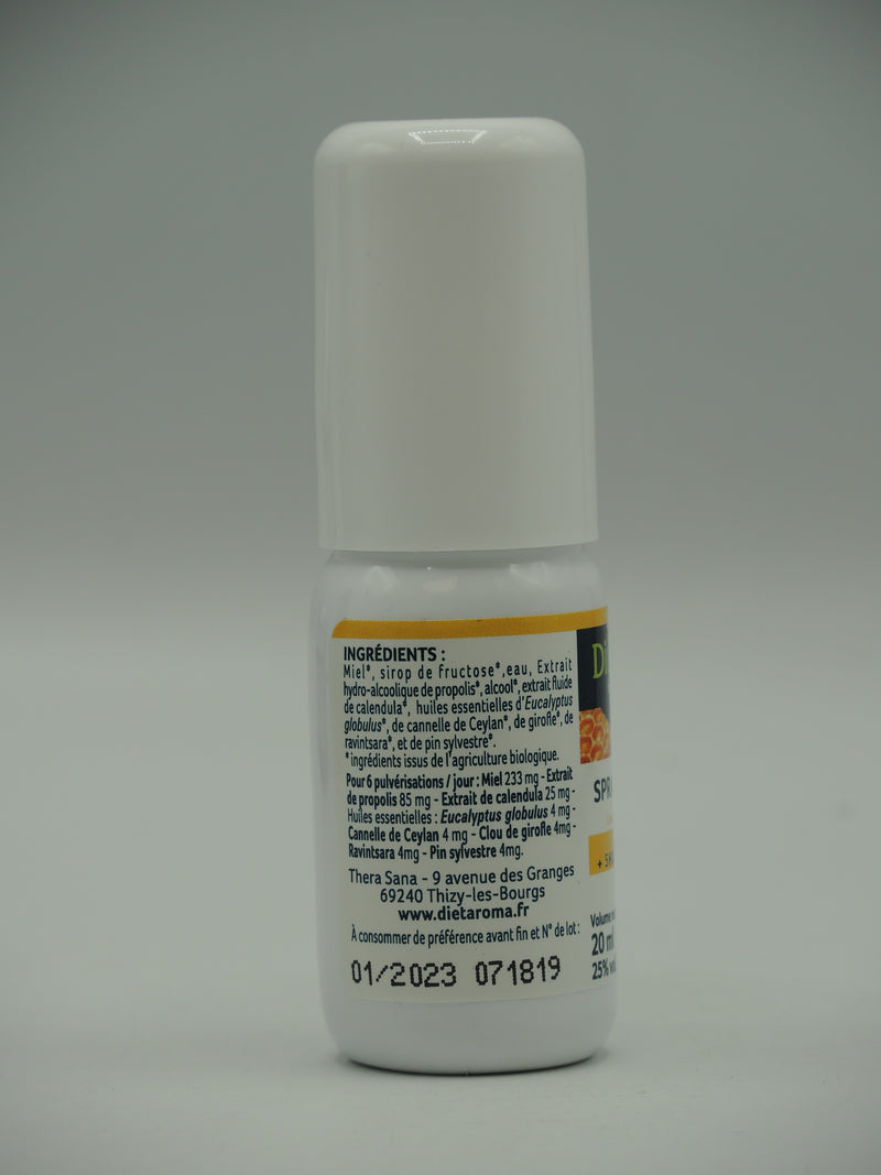 Spray gorge Oleopolis,  à la propolis, 20ml, Dietaroma