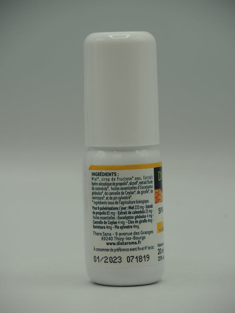 Spray gorge à la propolis, 20ml, Dietaroma