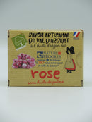 Savon artisanal, Rose, 140g, Argasol