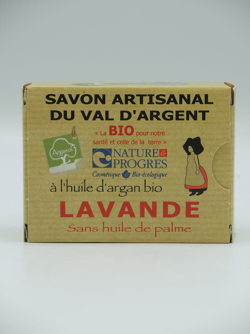 Savon artisanal, Lavande, 140g, Argasol