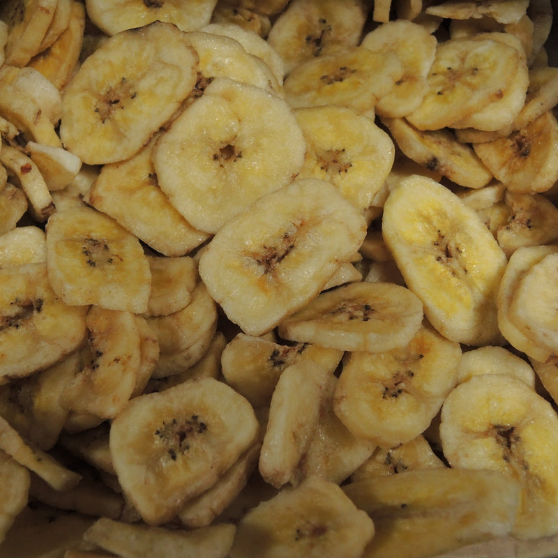 VRAC, banane chips, 100g