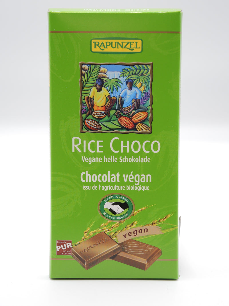 Chocolat végan rice choco 100g-Rapunzel