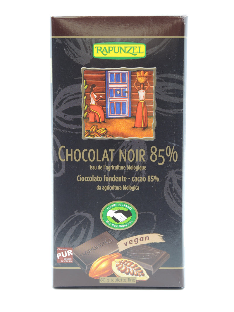 Chocolat noir 85%  80g - Rapunzel