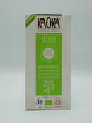 Chocolat noir éclats de noisettes caramélisés 100g - Kaoka