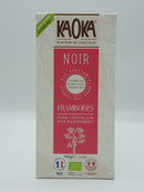 Chocolat noir framboises 100g - Kaoka