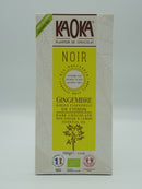 Chocolat noir gingembre et huile essentielle de citron 100g - Kaoka