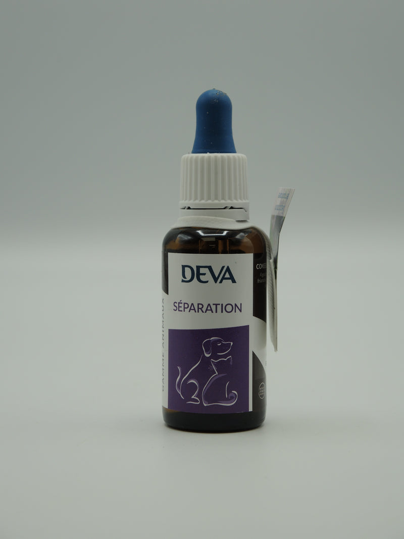 Elixir floral animaux, séparation, 30ml, DEVA