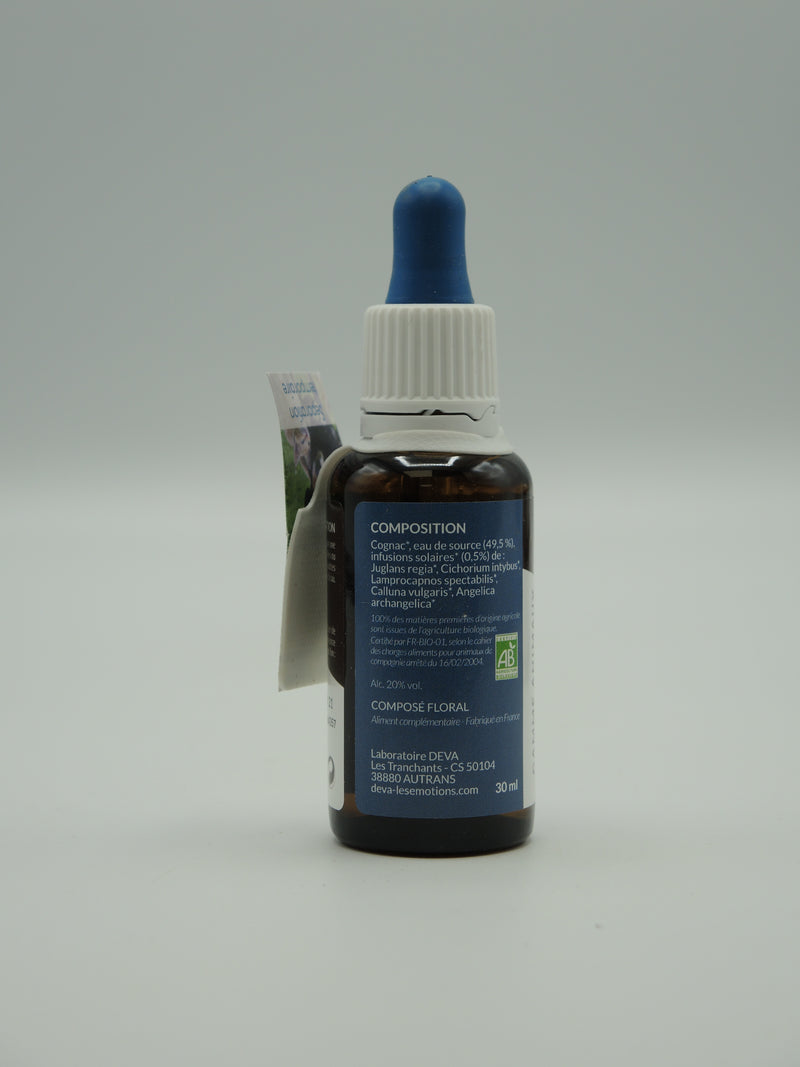 Elixir floral animaux, séparation, 30ml, DEVA