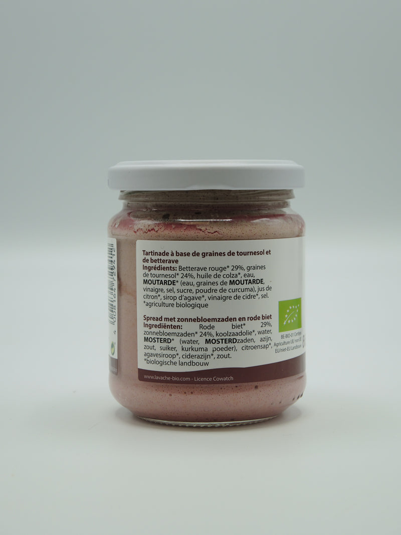 Tartinade betterave, 190g, La vache qui regarde passer les trains