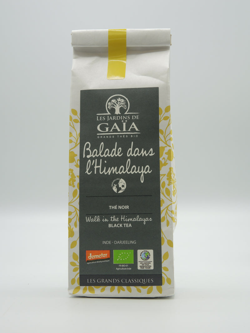Thé noir, Balade dans l’Himalaya, 100g, Jardins de Gaïa